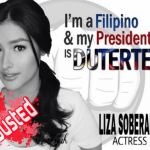 Liza Soberano Endorse Duterte - Busted