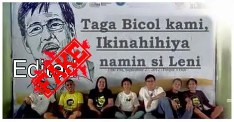 Bicol Ashamed of VP Leni