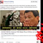 Duterte P15 Kilo Rice