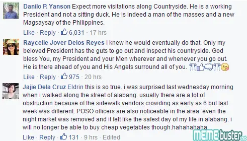 Comments on Duterte at Muntinlupa