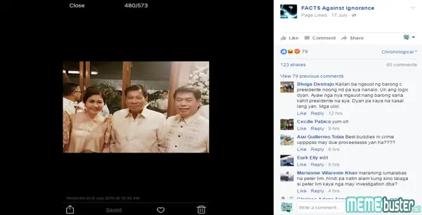 Duterte with Peter Lim