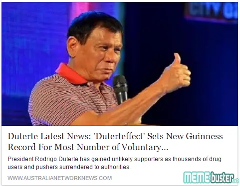 Duterteeffect Guiness Record