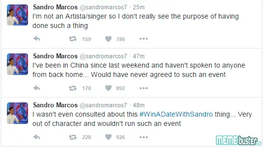 Sandro Marcos Tweets