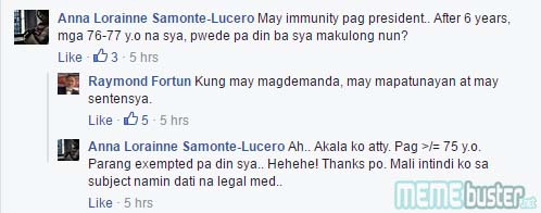 Comments on Duterte Cant Be Jailed