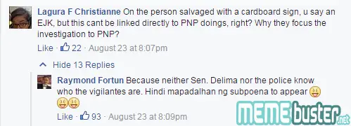 Comments on Fortun Debate Over Term EJK