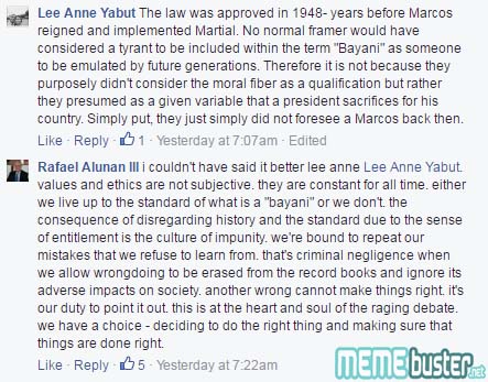 Comments on Ramos Admin Marcoses Signed Deal