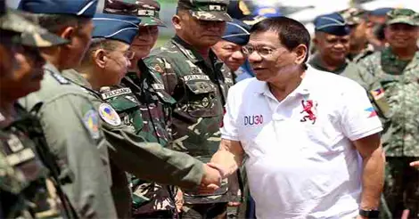 Duterte on Doubling Soldiers Pay