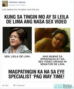 Busted: Photos of alleged de Lima scandal fake!