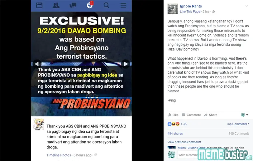 Ang Probinsyano Idea to Bomb