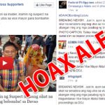 Hoax Alert Insider admits Davao bombing mastermind