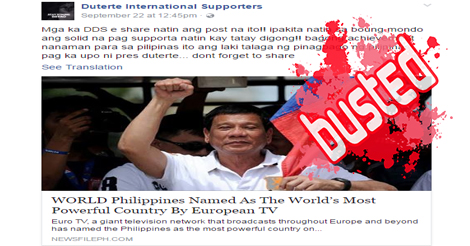 PH most powerful country