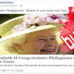 Queen Elizabeth congratulates PH Senate