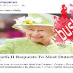Quenn Elizabeth Meeting with Duterte