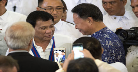 Duterte Strengthening Ties with China