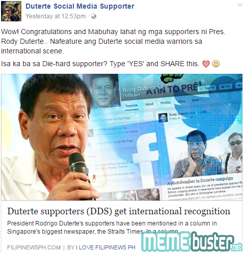 Duterte Supporters Rejoicing Over Trolls