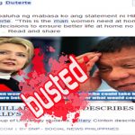 Hillary Clinton Describe Duterte