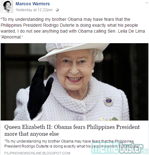 Obama is Scared of Duterte