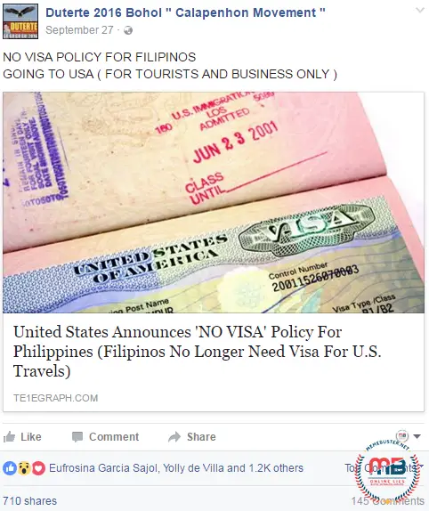 US No Visa with PH
