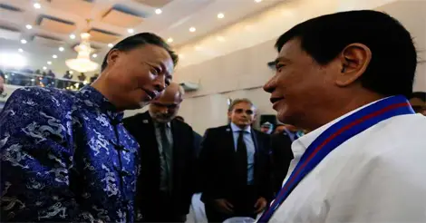 US Supports Dutertes Ties China