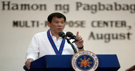 Duterte Issue Mandate Drug Users