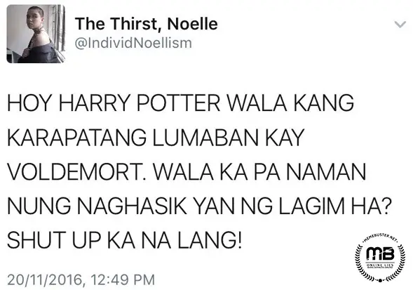 Pro Marcos Arguments Through Harry Potter