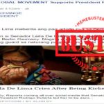 De Lima Cries Kicked Out Germany