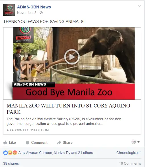 Manila Zoo into St. Cory Park