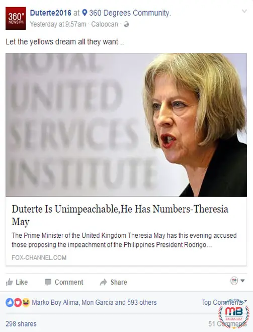 UK Prime Minister Theresa May