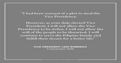 Vice Presidency to Be Stolen