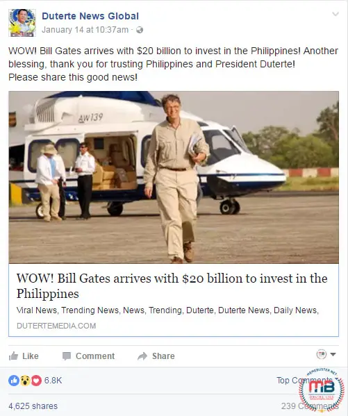  Bill Gates Investment Under Duterte