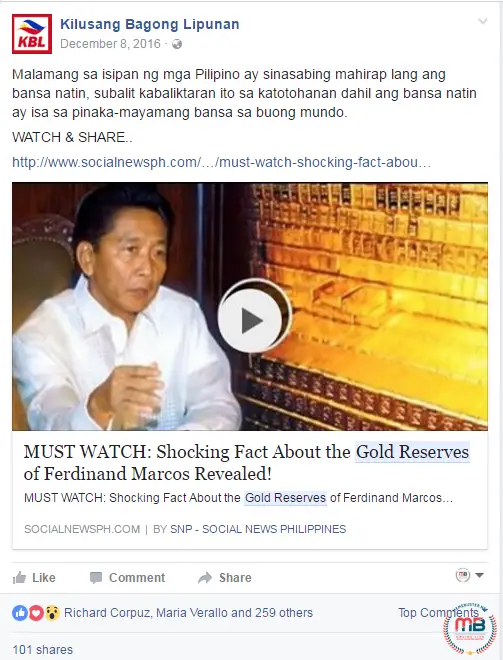 Marcos Gold Reserves