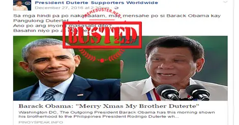 Obama Greets Duterte