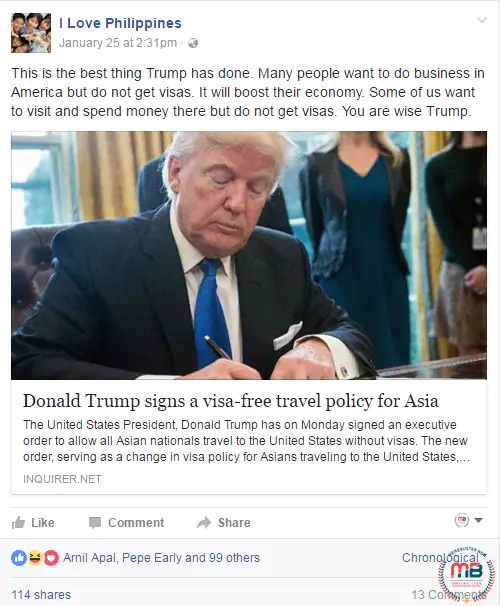  Trump Sign Visa Free Policy