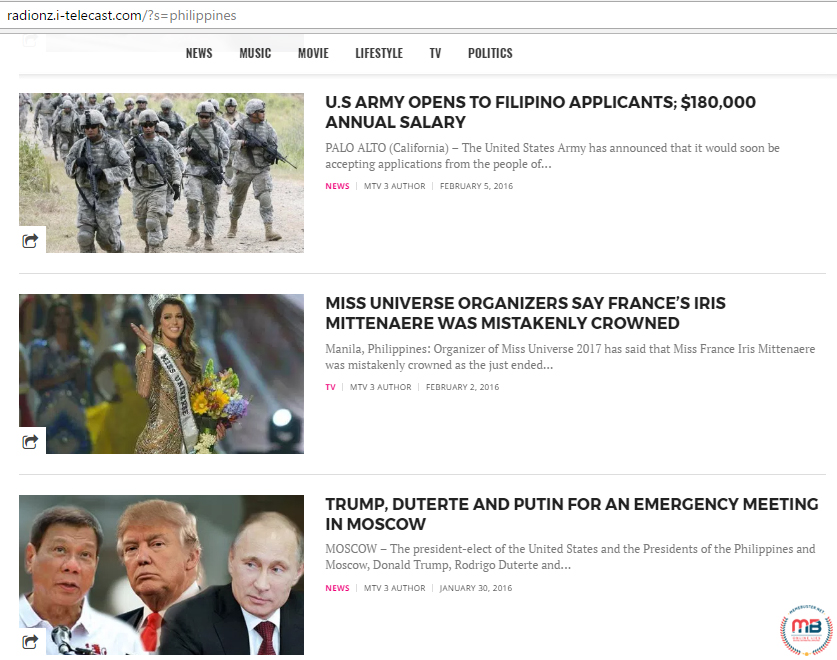 Fake News and Satire Sites