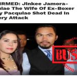 Jinkee Pacquiao shot dead