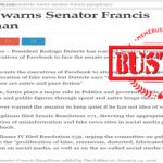 Pangilinan Resolution Over Fake News