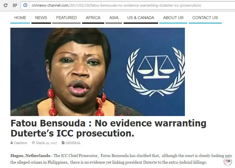  ICC prosecutor Fatou Bensouda