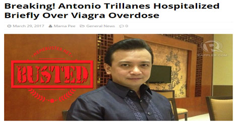 Trillanes hospitalized