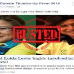 Loida Lewis involved in drugs