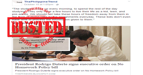 no assignment policy bill in the philippines